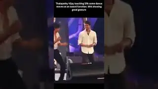 Thalapathy Vijay teaching Shah Rukh Khan some dance moves (2017 clip) #SRK | #thalapathyvijay