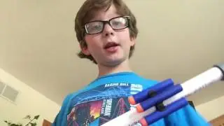 Custom Nerf Blowgun (firing & how it was made)