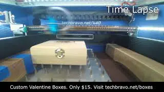 Custom Laser Engraved Valentines Day Box