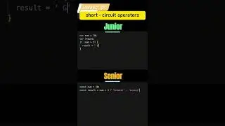 Junior vs Senior Developer🤓💻: Simple Conditional Judgment #developerlife #javascript #programming