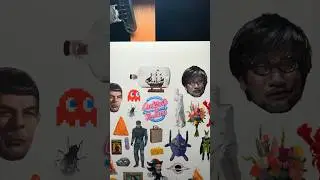 Painting a collage #art #painting