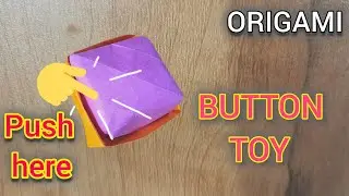 STRESS BUSTER BUTTON TOY MAKING | EASY ORIGAMI FROM PAPER |ATI STRESS TOY 