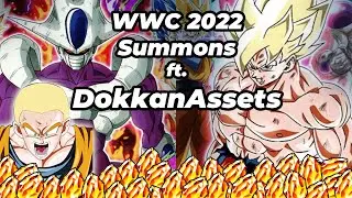 WWC 2022 Summons with  @DBZ Assets  Dokkan Assets! (100 Characters Pulled)