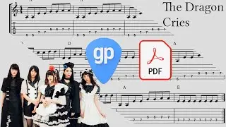 BAND-MAID / The Dragon Cries (Official Music Video) Guitar Tabs [TABS]