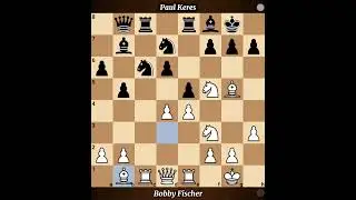 Bobby Fischer vs Paul Keres | Zurich 1959 #chess #chessgame 