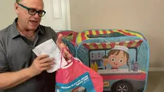 How to fold the Kiddzery Ice Cream Truck Tent