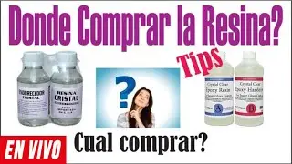 CLASE GRATIS VAS APRENDER RESINA EPOXICA PARA TU CASA Y COMPRAR EN VIVO🔴