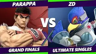 Smash Ultimate Tournament - Parappa (Ryu) Vs. ZD (Falco, Incineroar, Fox) S@X 285 SSBU Grand Finals