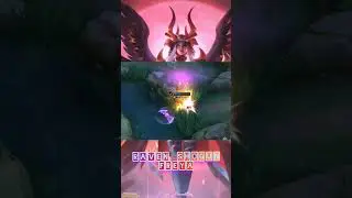 Unleashed Queen Freya. She yields the sword 💅🏼 🗡️ to fight in the Land of Dawn #shorts #mlbb #ml