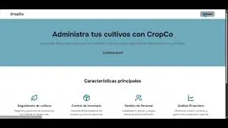 🚀 CropCo: Sistema de Gesti&oacute;n Agr&iacute;cola Moderno | Proyecto Full-Stack