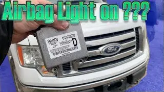 Как заменить модуль управления удерживающими устройствами Ford F150