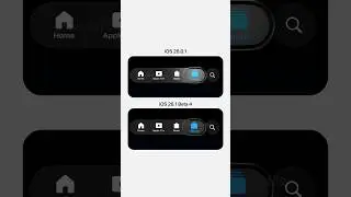 iOS 26.1 Beta 4 tones down the glow effect when tapping Liquid Glass elements. #ios26