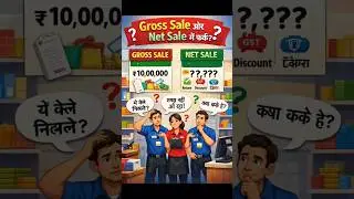 Gross sale Vs Net Sale retail #basics retail training #retail staff training, #retail accounting