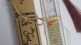 AESTHETIC VINTAGE STYLED BOOKMARK  ||RESIN BOOKMARK || #scrapbook