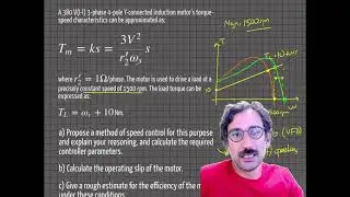 Induction Motor Solved Problem (linear torque expression)