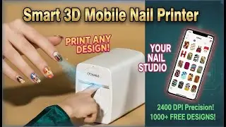 💅 Print PERFECT Nail Art at Home with O2NAILS 3D Mobile Printer! (Review & Demo)
