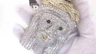 Iced Out Jesus Piece Pendant - HipHopBling.com