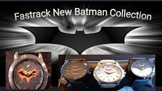 Fastrack New Batman Collection Watch For Mans Leather & Stainless Steel Strap