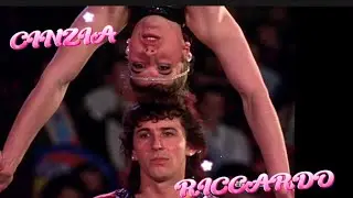 Circo Nando Orfei: Riccardo Macaggi e Cinzia Marcantoni nel numero di mano a mano (1991)