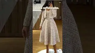 LOOKS SOFISTICADOS #inspira&ccedil;&atilde;o#moda #modafeminina#vestidos #dicasdemodaeestilo#elegante #mulherdef&eacute;