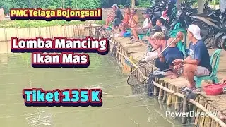 Liputan Lomba Mancing Ikan Mas di Pemancingan Telaga Bojongsari Tiket 135 K