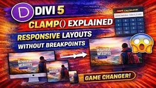 Объяснение функции Clamp() в Divi 5 &ndash; адаптивная компоновка без контрольных точек