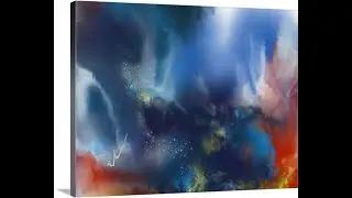 How to do an Abstract Art Painting/ Krita Digital Art/ Easy/ Relaxing