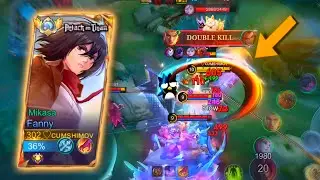 FANNY MIKASA! BEST PLAYER 2026?☠️ SOLO RANK GAMEPLAY! MOBILE LEGENDS BANG BANG