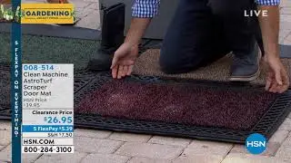 Clean Machine AstroTurf Scroll Design Scraper Door Mat