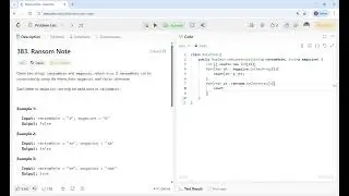 Ransom Note   LeetCode  - 383 | Java