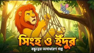 সিংহ ও ইঁদুরের বন্ধুত্ব | The Lion and the Mouse | বাংলা কার্টুন গল্প | Bangla Cartoon Story