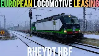 Zugverkehr In Rheydt Hbf | ICE 154 & Railpool - Lineas,BR 186 & RE 4 & NORTHRAIL - RTB CARGO uvm