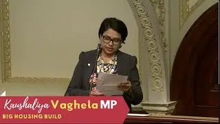Big Housing Build - Kaushaliya Vaghela MP