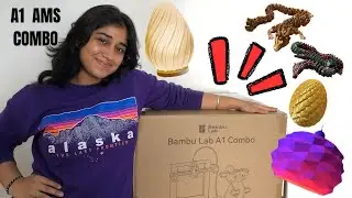 Unboxing My FIRST 3D Printer! 🔥 Bambu Lab A1 Combo with AMS &ndash; Is This the Ultimate Beginner Setup?
