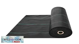 VEVOR Weed Barrier Landscape Fabric 3.28*164FT Heavy Duty Garden Weed Fabric Woven