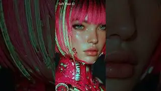 Stunning Cyberpunk AI Girls | Futuristic Aesthetic Animation in 4K  #aiart #midjourney