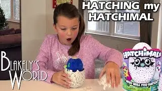 Hatchimal Hatching with Blakely