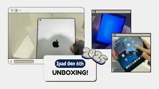 UNBOXING IPAD 6th GEN IN 2025 & ALL PINK ACCESSORIES 🎀💻𓂃 ࣪˖