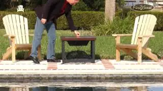Hammer Tone Bronze Finish Cocktail Table Fire Pit &mdash; Costco.com Exclusive #61765