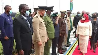 RAIS SAMIA AREJEA DAR/ AFICHUA SIRI NZITO/ TUNDU LISSU/ WANANCHI WAMLAKI AIRPORT