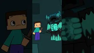Steve is in danger❗ What will happen next❓ (Minecraft Animation) #minecraft #meme #shorts #animation
