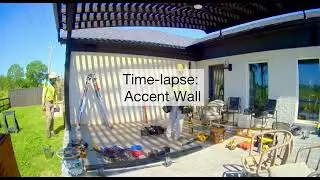 Tulsa Pergola Company | Modern Woodscapes | Accent Wall