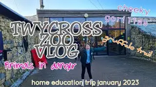 TWYCROSS ZOO VLOG - home education trip January 2023
