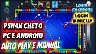 SAIU / O MELHOR HACK AUTO PLAY E MANUAL ANDROID E PC / JOGO 8 BALL POOL ATUALIZADO 2026 NO ROOT