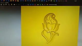 3d Model Artcam 2018 Tamil🌺 Using Two Rail sweep , Weave Wizard Etc...