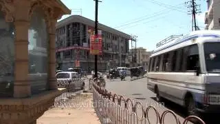 Busy traffic on the streets of Bhavnagar, Gujarat