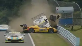 Ferrari Challenge NA CS 2025 | Watkins Glen Race 2 | Big Crash 