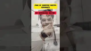 Pain of Dropper NEETPG ASPIRANTS🤐 #neetpg #neetpreparation