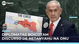 Na ONU, Netanyahu diz que guerra em Gaza vai continuar | #SBTBrasil