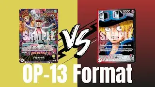 [OP-13] Yellow Vegapunk vs Red Black Sabo! One Piece TCG